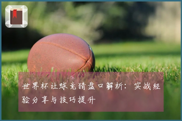 世界杯让球竞猜盘口解析：实战经验分享与技巧提升